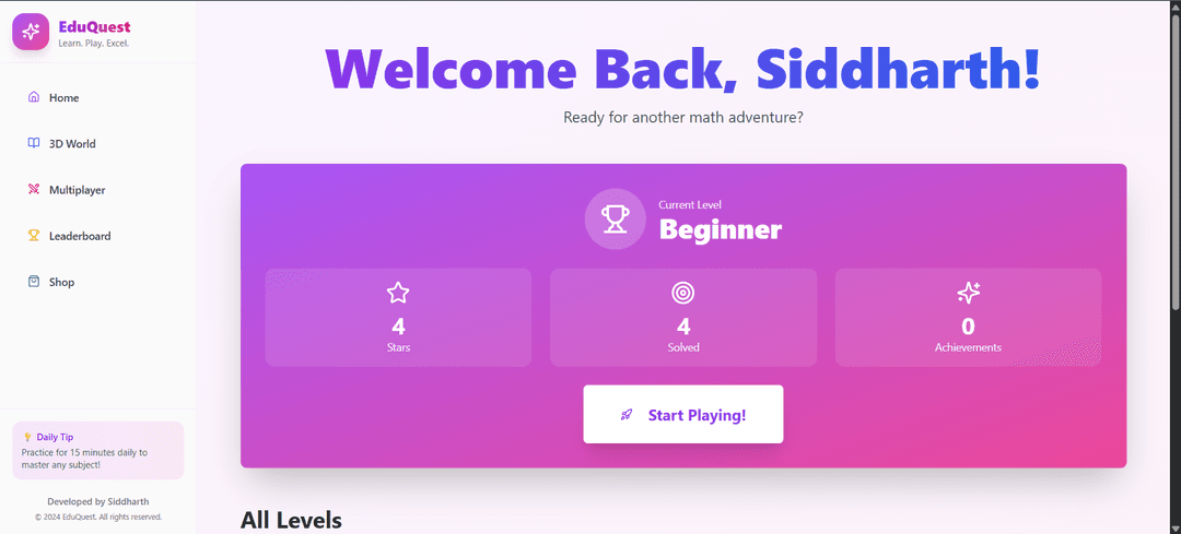 Math Quest: Cosmic Collector